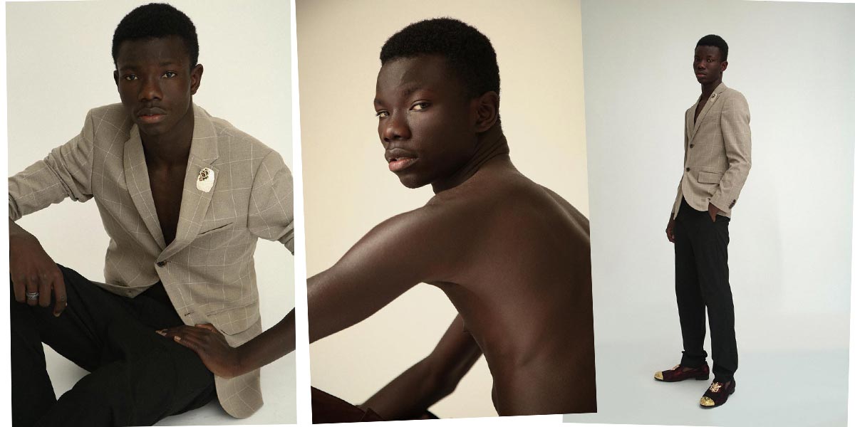 Discover our serigne from Rome blogserigne-male-model-poc-short-black-hair-african-italian-black-and-white-photo-sitting-studio-shooting